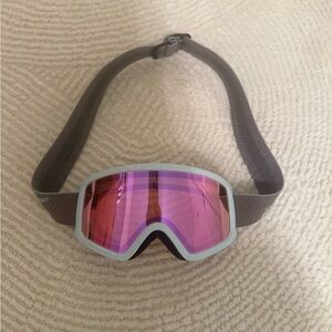 Kids Pink Ski Goggles